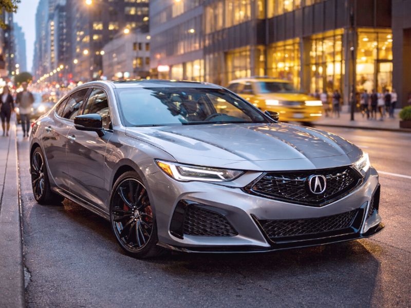 Acura TLX Type S w mieście - sedan premium marki Acura